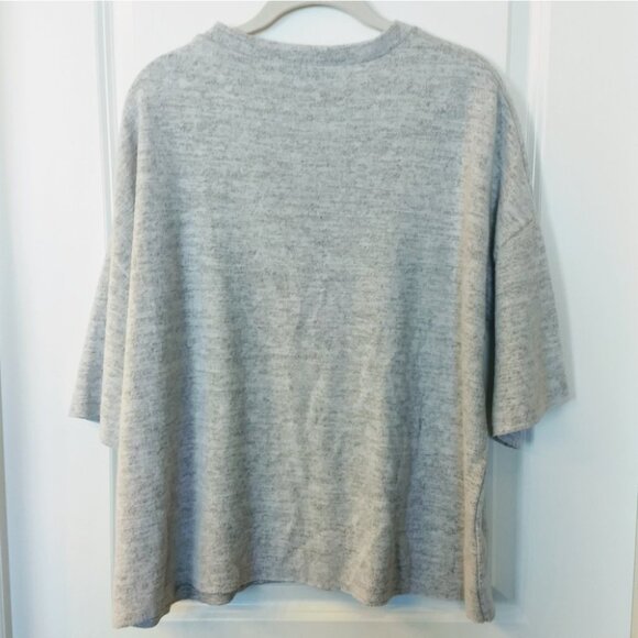 Women's Zac & Rachel Light Grey Bead Shirt Size Medium - Picture 10 of 10